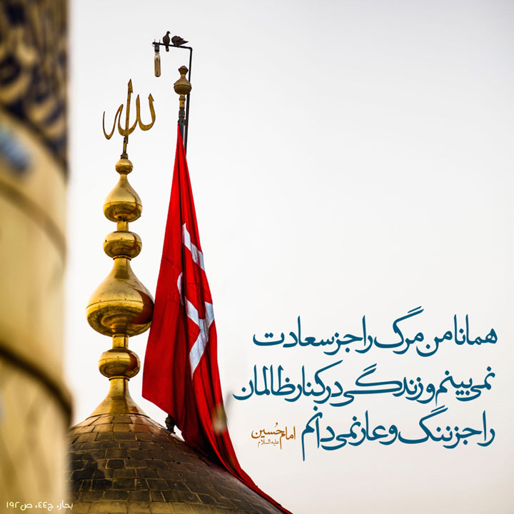 مرگ را جز سعادت نمی‌بینم